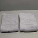 MALLONI HOME Cotton 2 Pack Oversized Bath Towel Set 28x55 inches, Large Bath Towels, Ultra Absorbant Compact Quickdry & Lightweight Towel, Ideal for Gym Travel Camp Pool - Light Grey