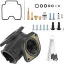 Kipa Carburetor Rebuild Repair Kit for 1999-2003 Yamaha XV1600 Road Star with intake manifold