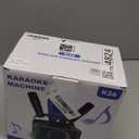 Karaoke Machine,Portable Bluetooth Speaker with 2 Wireless Microphone for Adults & Kids with LED Lights, Karaoke Microphone with PA System Supports USB/TF/AUX,Gift for Party Easter Gifts(Black)