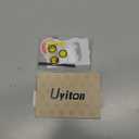 Uyiton Compatible with iPhone 17 Pro Camera Lens Protector - [Not Easy to Break][Strong Adsorption][Case-Friendly] Metal Tempered Glass Rear Camera Screen Cover - Silver