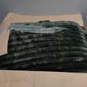 Geniospin Queen Comforter Set Olive Green, Ultra-Soft Microplush Fleece Queen Bedding Sets, Reversible 3-Piece Comforter Set for All Season, Warm & Cozy (Olive Green, 90''x90'')