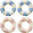 Pool Floats Swimming Rings for Kids, Age 5-10 Inflatable Swim Tubes Ring Toys with 11" Inner, Beach Inflatable Tubes Floaties Toys for Kids Adults
