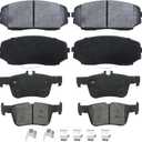 D1521 D1281 Front & Rear Professional Ceramic Brake Pads Set fit For 2011-2017 For Honda Odyssey