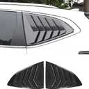 Kurtz Rear Side Window Louvers for Honda CRV CR-V 2017 2018 2019 2020 2021 2022 Air Vent Scoop Shades Cover Blinds Trim Sport Accessories ABS Carbon Fiber 2PCS