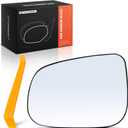 A-Premium Left Driver Side Heated Mirror Glass with Backing Plate Compatible with Volvo S60 2012-2017, V60/V60 Cross Country 2015-2018, S80 2012-2016 - Exterior Side View Flat Mirror
