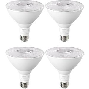 EDISHINE PAR38 Flood Lights Outdoor Bulb, Dimmable LED Flood Light Bulbs, 1800LM, 18W Equivalent 120W, Weatherproof LED Light Bulb for Backyard, Garage, Porch, Garden, 5000K Daylight, E26, 4 Pack