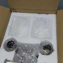 Bathroom Vanity Light Fixture, 2-Light Brushed Nickel Over Mirror, Modern for Bedroom Vanity Table Hallway