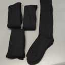 YEJIMONG Warm Thick Knee High Socks for Women, 4 Pairs Cotton Cushioned Long Socks for Running Hiking Skiing Gifts