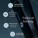 Bio Ionic 10X Styling Iron, Hair Straightener with 1" Sonic Vibrating Plates, Flat Iron with Ion Generating Mineral Complex, Versatile Styler for Wavy & Straight Hairstyles