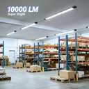Barrina BS84 LED Shop Lights 4FT for Workshop, 84W 10000LM 6500K, 1 Pack, Black-84W-1 Pack