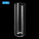 PATIKIL Clear Glass Cylinder Vase, 5.9" Tall and 2" Dia Tabletop Flowers Vase Floating Candle Holder Vase for Home Decor Wedding Centerpieces(8oz)
