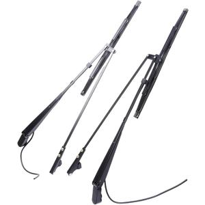 1Pair Windshield Wiper Arm, Front Driver and Passenger Side, for Kenworth T800 W900 T600 T600A 2007-2020 OE#R23-1035-22, R23-1035-23