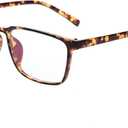 oriopxic Distance Glasses For Men Women -0.50 Lightweight Nearsighted Myopia Glasses (Tortoise)