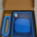 Kids Case for iPad mini 7 (A17 Pro) 2024 / iPad mini 6 2021, Adjustable Portrait/Landscape Stand, Drop Proof Handle Kickstand, Child Friendly with Screen Protector for iPad mini7th/6 8.3 inch (Black)