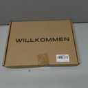 WILLKOMMEN Wood Cheese Slicer, Cheese Cutter Board with Blade, 10.8'' x 8.3'' Cheese Slicers for Block Cheese, Butter, Sausage and Ham