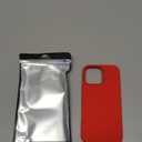 DOMAVER Case for iPhone 16 Pro Max 6.9'' Smooth Liquid Silicone Soft Gel Rubber Microfiber Lining Cushion Cover Shockproof Protective Phone Cases Compatible with iPhone 16 Pro Max - Red