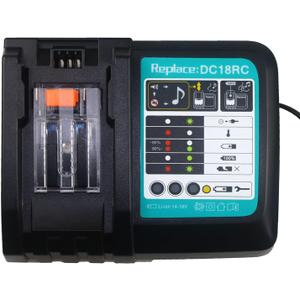 IRONFIST Lithium-Ion Battery Charger 14.4V 18 Volt with LED Screen Replacement for Makita Lithium-Ion Batteries BL1850 BL1840B BL1820 BL1815 BL1860 BL1430 BL1450 BL1830