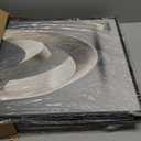 MPLONG Bright Style Framed Wall Art - Abstract Modern Shape Pattern in White, Blue, Yellow, Grey - Artfully Matching Living Room, Bedroom, Office Decor - 16"x 24"x 3 Panels (Black)