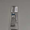 iiteeology Compatible with Apple Watch Bands 44mm Series 6 5 4 Se, Upgraded Stainless Steel Band with iWatch Screen Protector Case for Men Women Silver/Silver