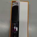 Go Brush Pro 2026, Portable Straightener Brushs for Travel, with LCD Temperature Display, Fast Heating Cordless Mini Hair Brushs (Black)