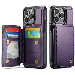 Amazon.com: Vinich for iPhone 14 Pro Max Wallet Case with Card Holder, RFID Blocking Credit Slots Kickstand Shockproof Phone Cover for Women Men, Purple : Cell Phones & Accessories