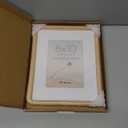 Fun Memories 8x10 Picture Frame, Solid OAK Wood Frame with Real Glass, Hard Wood 8 by 10 Photo Frame for Wall & Tabletop Display, 8x10 Picture Frame Matted to 5x7 , Natural OAK Color