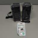 LENRUE Computer Speakers, USB/USB-C Powered PC Speakers with Loud Stereo Sound, Headphone-in for Desktop, iMac, MacBook, Laptop, Monitor (USB-C to USB Adapter Included)