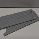 Kitchen Sink Splash Guard  Stone Diatomite Faucet Drying Matt, Modern Kitchen Sink Accessories for Countertop (Dark Grey, 23.6"x3.9")