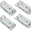 4-Pack Rechargeable Battery Packs for Wii and Wii U Remote Controller,High-Capacity Ni-MH Battery(2800mAh) Replacement for Nintendo Wii Remote Charging Station(Charger not Included)