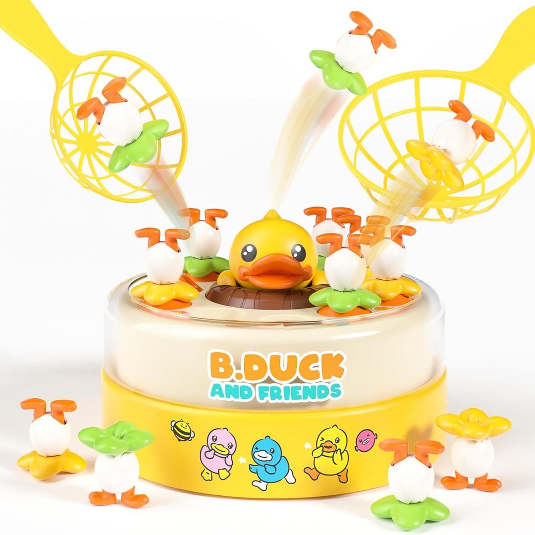 B.Duck Games for Kids Age 4-6, Board Games Bounce and Catch Duck Toys for Kids 4-8, Family Board Games for 5-7 Boys Girls, Birthday Gifts Christmas Party Games for Toddlers 3-5 B.Duck Games for Kids Age 4-6, Board Games Bounce and Catch Duck Toys for Kids 4-8, Family Board Games for 5-7 Boys Girls, Birthday Gifts Christmas Party Games for Toddlers 3-5