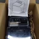 Nugget Ice Maker Countertop, 35lbs/24H Sonic & Chewable Pellet Ice, Quiet Operation, Self-Cleaning Anti-Scale System, Portable Crushed Ice Machine, Premium Stainless Steel, Ice Scoop (Black)