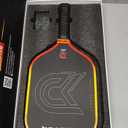 DGYGQ Pickleball Paddles - Professional Carbon Fiber Paddle with Honeycomb Core Pickleball Rackets - Lightweight Precision & Enhanced Shock Absorption for High Spin (Yellow-Orange Ombre)