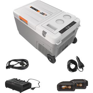 Worx Electric & Battery Powered Cooler with Power Share