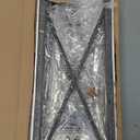 Homeiju 5-Tier Bookshelf,Wood Bookcase,Book Shelf with Steel Frame, Storage Rack with Open Shelves, Rustic Standing Bookshelves Ladder Shelf 110lbs/shelf for Bedroom,Living Room and Home Office (Vintage)