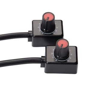 2Pack DC0/1-10V Knob LED Dimmer Mini Controller Rotary Switch Low Voltage Passive PWM Dimming Off for 0-10V / 1-10V Dimmable LED Drivers Electronic Ballasts Controling Interior Light Grow Lamp