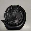 Viniper 8.7 inch Portable Rechargeable Fan, Small Table Fan : 180 Rotation and 3 Speeds Strong Wind Quiet Desk Fan, Long Working Hours for Home Outdoor (Black, Light Black Blade)