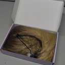 BARSDAR Short Bob Wig with Bangs - Short Blonde Ombre Bob Wigs with Bangs for Women - 12 Inch Chin-Length Blonde Wig with Dark Roots Natural Looking Soft Synthetic Hair Replacement Daily Halloween