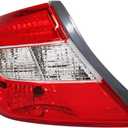 Labwork Left Driver Side Tail Light Assembly Replacement for 2012 Honda Civic Sedan Rear Brake Lamp 33550-TR0-A01 HO2800180