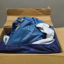 20" Queen Air Mattress with Built in Pump Upgraded Auto Stop Electric Pump Raised Luxurious Comfort 80"*60"*20" Queen Blow Up Mattress for Home and Guests 3 Mins in- Deflate 660 lbs Max (20" Blue & White)