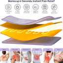 Heating Pad for Period Cramps, Upgraded Wrap Heating Pad for Back Pain Relief, Large 12''x 24''Heat Pad +26" Belt Adjustable 4 Timer 6 Heat Level Auto Shut Off, Christmas Birthday Gifts for Women Mom