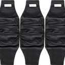 Langsprit Male Belly Bands for Dogs (Pack of 3) - High Absorbing Dog Wraps Male Washable - Reusable Dog Diapers (Black, XX-Large)