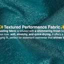 Kanu Surf Girls Hurricane Beach Sport UPF 50 One Piece Swimsuit (4, Sparkle Solid Green)