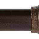 Kenney Dresden 7/16" Adjustable Decorative Café Curtain Rod, 48-84", Oil Rubbed Bronze (387/38)