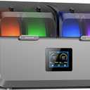 Creality Space Pi X4 Filament Dryer, 4 Spools Filament Dry Box with Dual-Chamber Heated Storage, Max 85℃ Temerature, Independent Temperature Control for PLA, PETG, ABS, TPU, Nylon, ASA