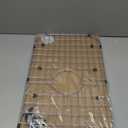 Serene Valley Sink Protector Grid 26-1/16" x 14-1/16", Centered Drain with Corner Radius 3-1/2", 304 Stainless Steel Material NLW2614C