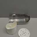 Birdcage-Style Concealed Toothbrush Holder Sliding Lid Bathroom Counter Organizer Tooth Brush Holder for Bathroom 360 Rotating Waterproof Dustproof Makeup Brushes Storage for Vanity (Black)