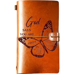 Christian Gifts for Women, Etigifry Encouragement Leather Journal, Refillable Writing Journal, Spiritual Inspirational Gifts for Women, Birthday Gifts for Women, Sister, Friend
