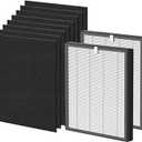 ProHEPA 9000 Replacement Filters Compatible with VEVA ProHEPA 9000 Air Purifier - 2 Pack Premium Air Filters + 8 Pack Activated Carbon Pre-Filters