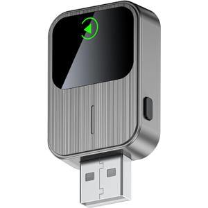 Wireless CarPlay Adapter for iPhone - Wired to Wireless CarPlay,Plug & Play,Fast & Stable Connection,Mini USB & Reset Button,Compatible with Cars 2016+ (iOS Only) (brown)