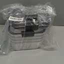 Rubbermaid Brilliance BPA Free Airtight Food Storage Containers with Lids, Set of 4 (4.7 Cup) Ideal for Lunch, Meal Prep, and Leftovers